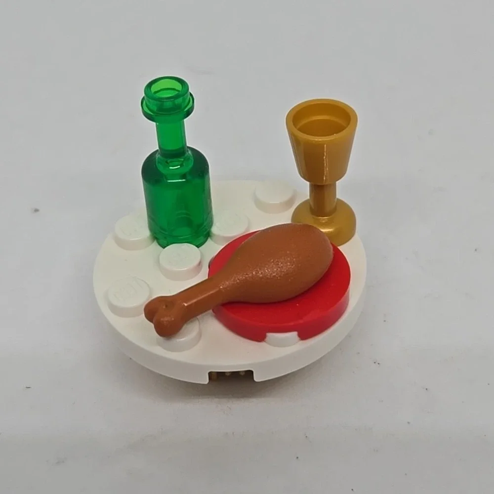 LEGO Marvel 2023 Advent Calendar 76267 Table Bottle Goblet Drumstick Mini Build